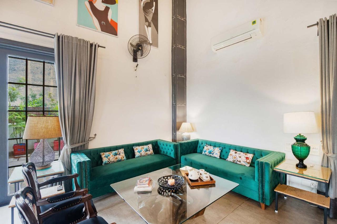 Stayvista'S The Barn House - Farm-View Villa With With Bonfire, Indoor Pool & Bar Chandīgarh Dış mekan fotoğraf