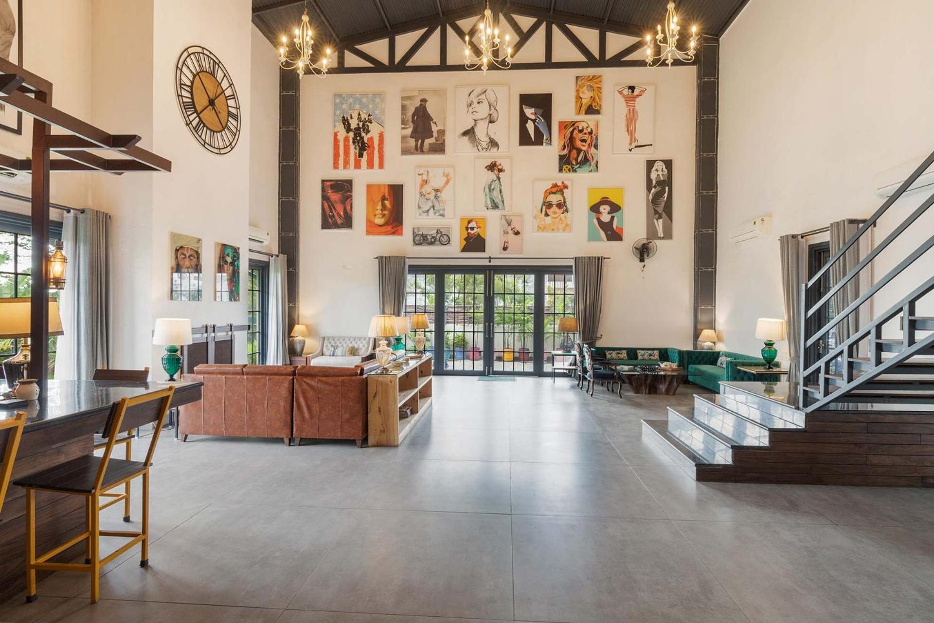 Stayvista'S The Barn House - Farm-View Villa With With Bonfire, Indoor Pool & Bar Chandīgarh Dış mekan fotoğraf